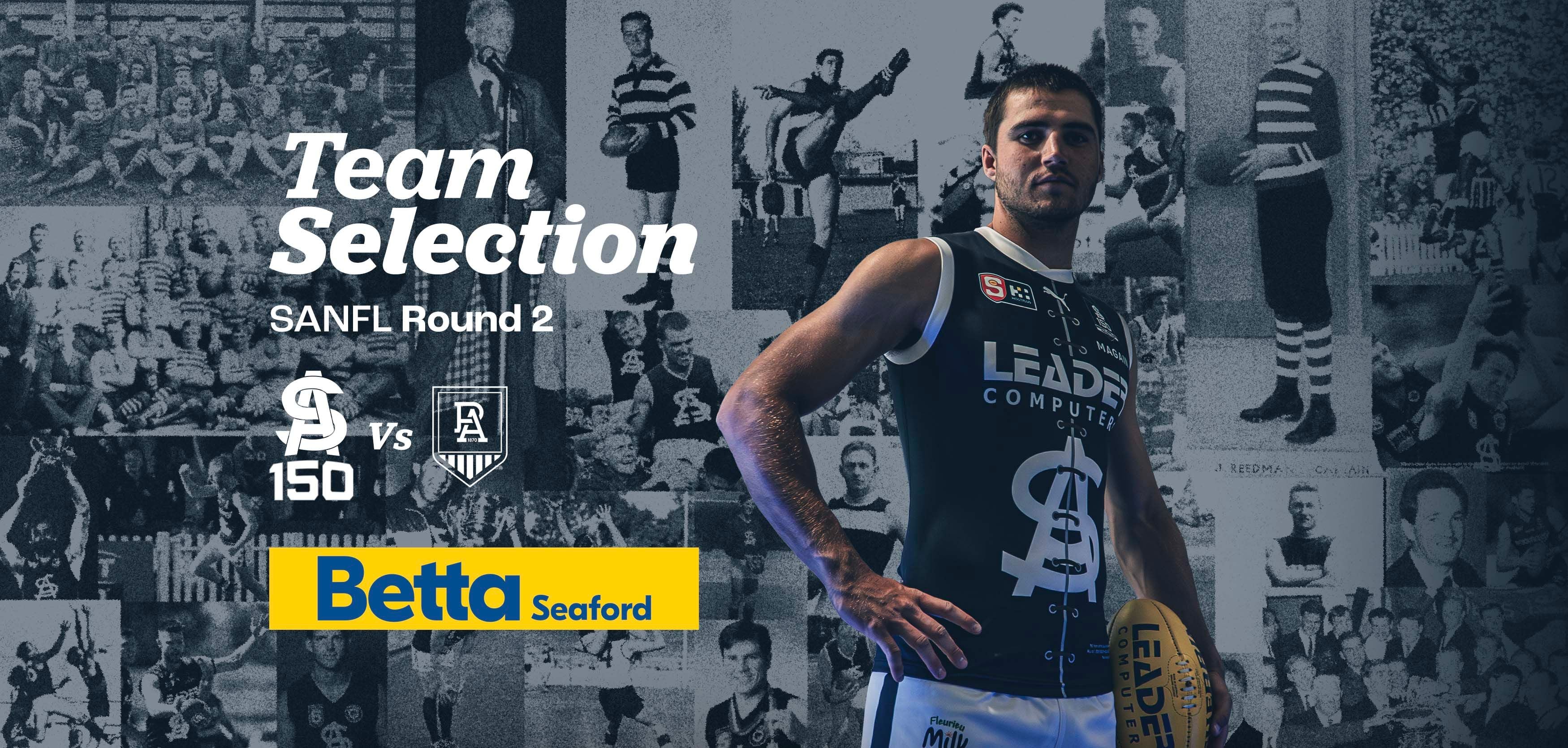 BETTA Team Selection: SANFL Round 1 v Port Adelaide BETTA Team Selection: SANFL Round 1 v Port Adelaide